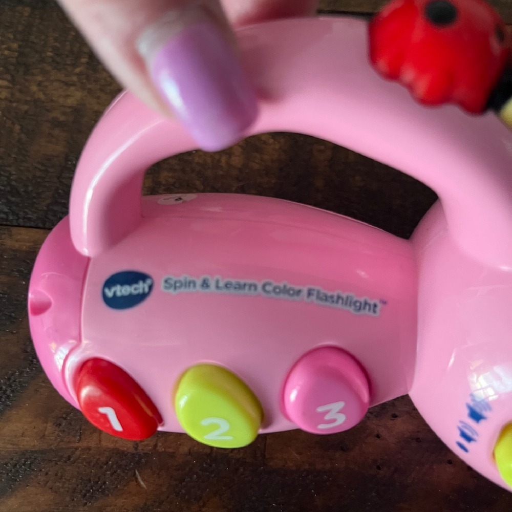 VTech Spin & Learn Color Flashlight Numbers Animals Sounds Toy‎ - Picture 4 of 5